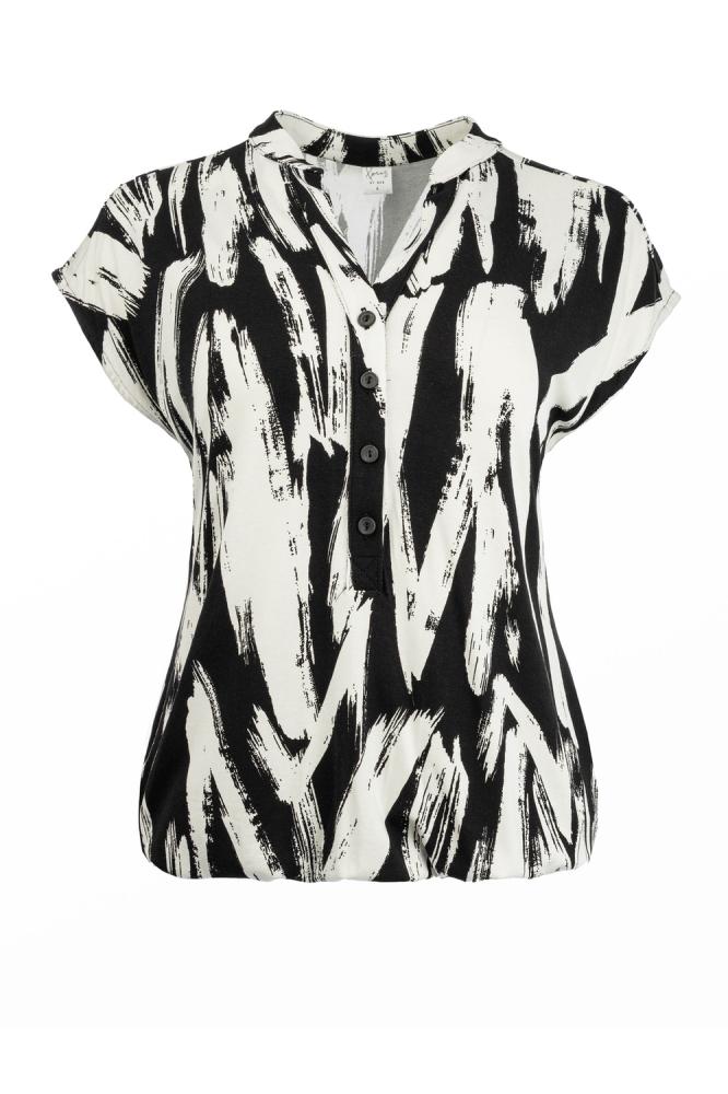 LUCIE SL BLACK PRINT SCRATCHES T 25S4 X1832 02 900 black